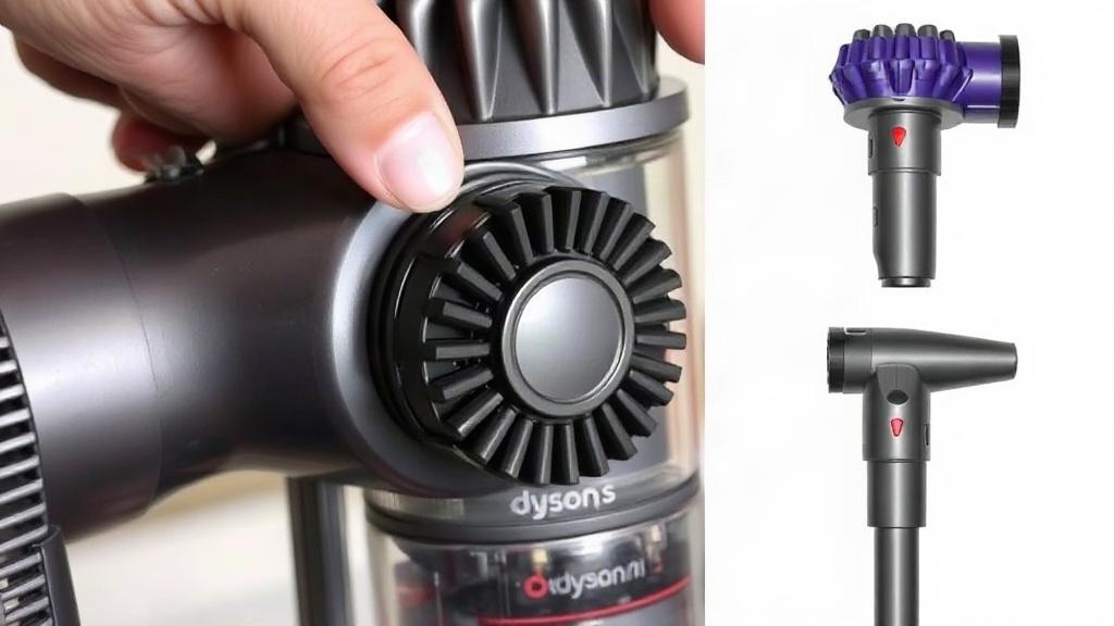 Замена ремня и щетки в пылесосе Dyson. Сборка насадки и проверка работы